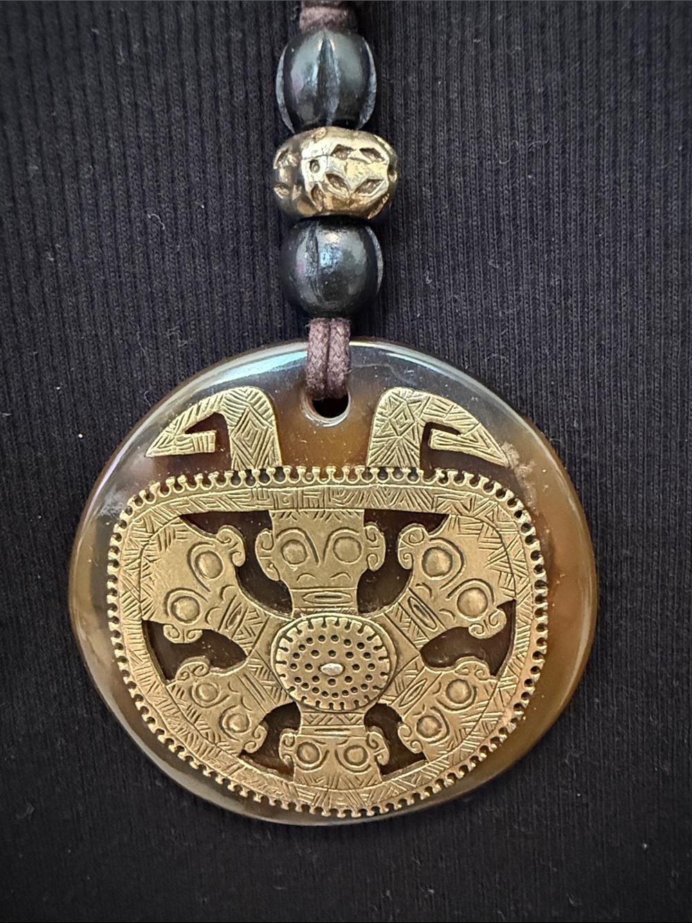 Tribal or gothic-inspired necklace